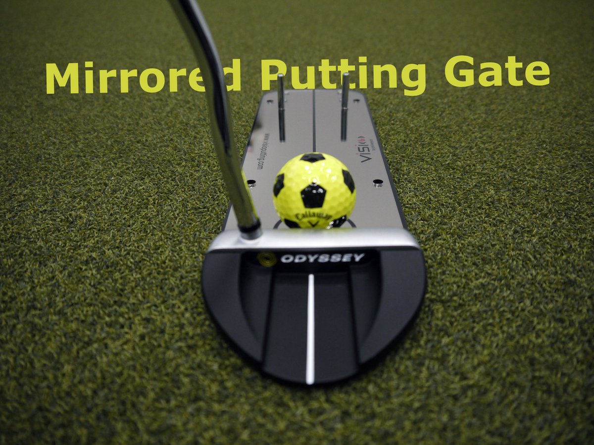 VisioPutting's tweet photo. Train & Develop your start line SKILLS with the @VisioPutting βMirrored Putting Gateβ #practicewithpurpose #weekendgolfers https://t.co/jQhpzBqknD