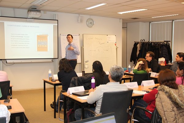 AndyZynga's tweet photo. A real pleasure to be guest lecturer @ExperienceMSM last month, on open & collaborative innovation - everything @EIT_Food stands for! Thank you to the students of the Executive MBA class 2018/19 for their interest! #ExperienceMSM #OpenInnovation https://t.co/WUyJKXLqp8