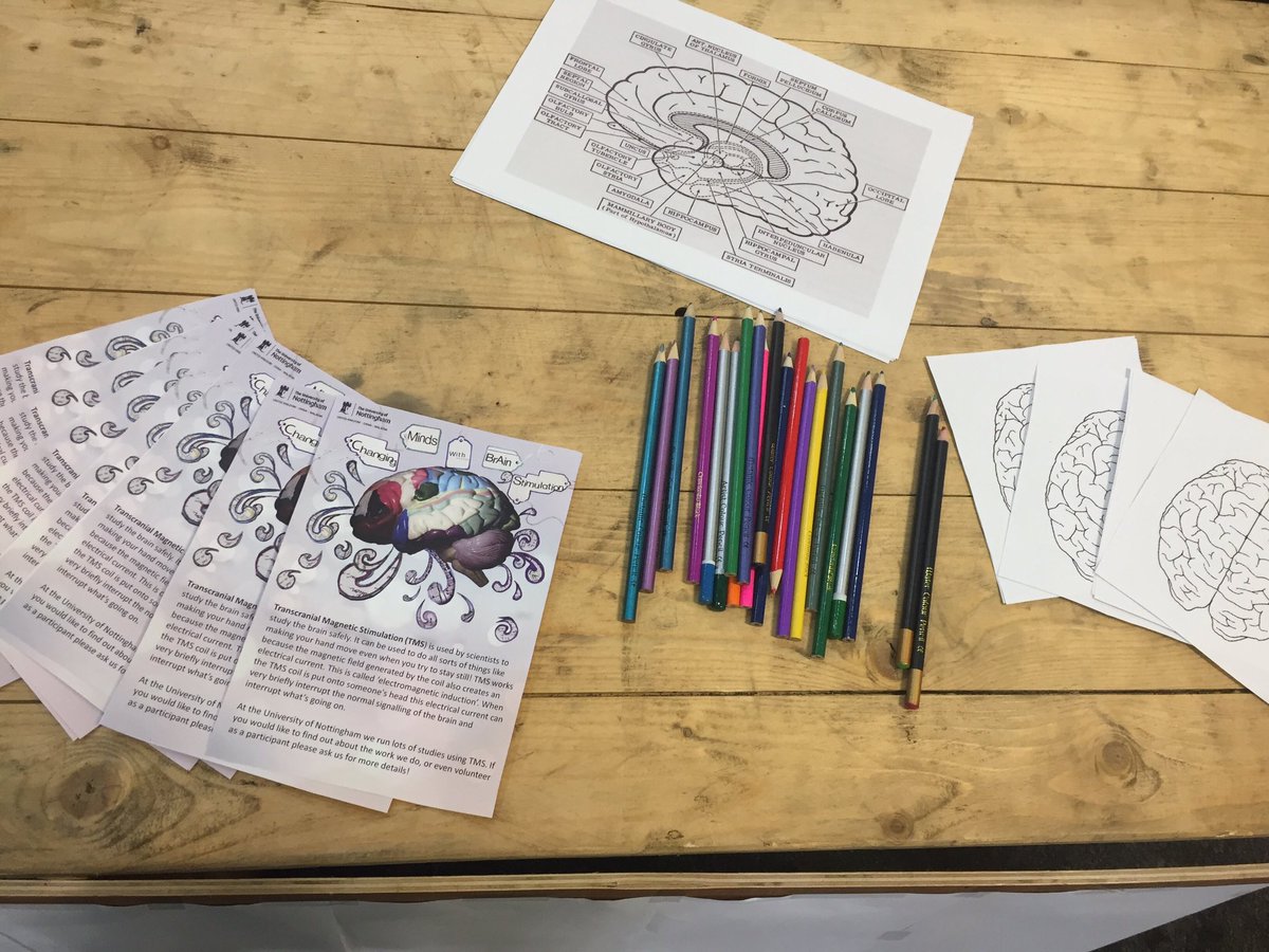 Katherine Dyke (@drkatdyke) on Twitter photo We have brain stim demo and brains to colour today! Come find out how we can study the brain with magnets. <a href="/NottsFOSAC/">Nottingham Festival of Science and Curiosity</a> <a href="/NottmBRCMRI/">NIHR Nottingham BRC Imaging</a> <a href="/ResearchNotts/">Research at NottsHC</a> We have brain stim demo and brains to colour today! Come find out how we can study the brain with magnets. <a href="/NottsFOSAC/">Nottingham Festival of Science and Curiosity</a> <a href="/NottmBRCMRI/">NIHR Nottingham BRC Imaging</a> <a href="/ResearchNotts/">Research at NottsHC</a>