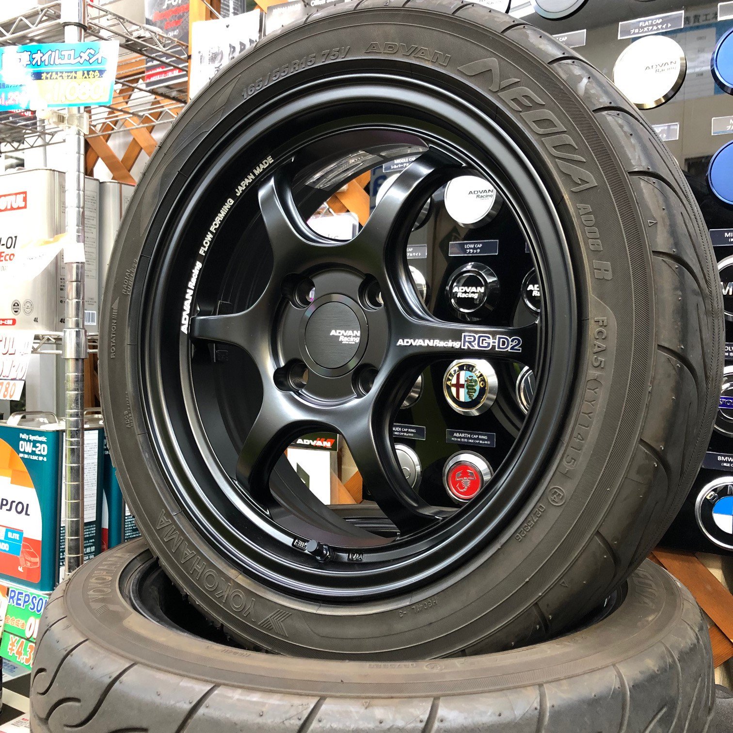 ADVAN RG-D2 15インチ ホイール2本セット YOKOHAMA WHEEL | Brand | ADVAN Racing RG-D2 for Japanese Cars