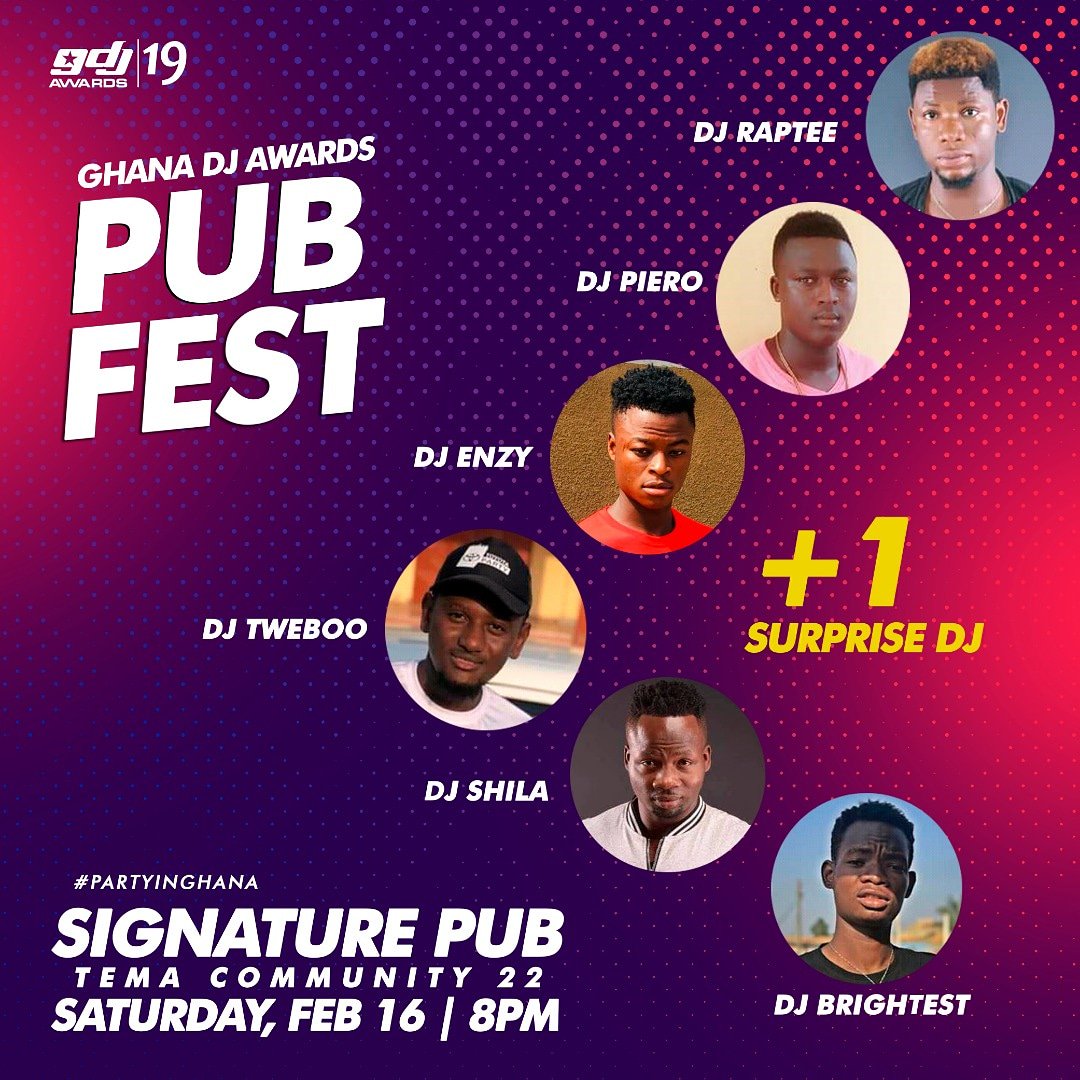HumbleSoulGh's tweet photo. #PartyInGhana 🇬🇭 Tonight Signature Pub - Team,Community 22 , We coming in Large and loud with #GhanaDjAwards PubFest.

Don't miss out , it going to MAYHEM🙌🚀🔥
#HumbleSpread 🔌 @ghanadjawards https://t.co/7ce2lTz3NM
