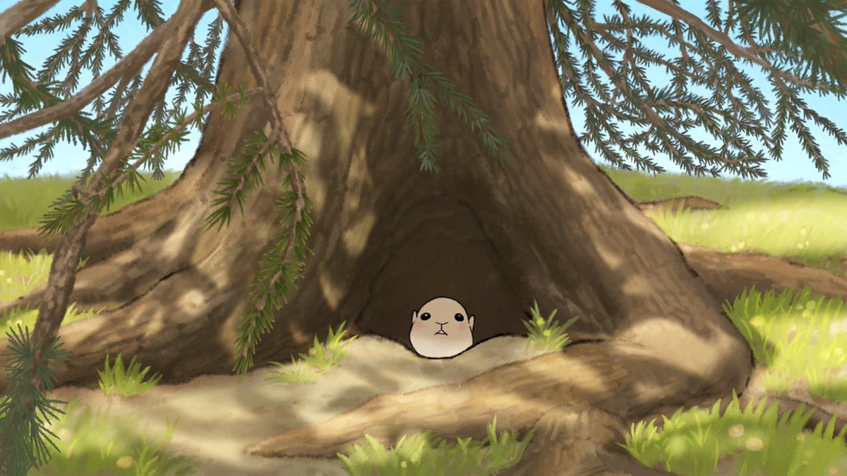 ZeMarmot in his burrow