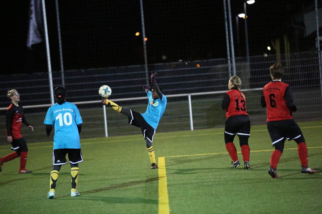 GermanyChennai's tweet photo. Apparently #namakkal 🏆#girlpower 🥅 #soccer ⚽ playing well in #merxleben #Thuringia #Germany 🇩🇪 with #merxleberfrauenfussball find more on https://t.co/BoyfsFZ1iG @GermanyinIndia @WTiefensee @GI_Chennai @GI_MMB_Delhi https://t.co/LQfrEI500Y