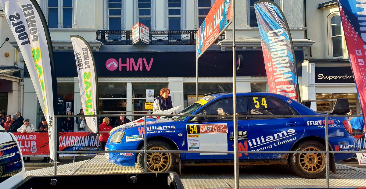 hmvLlandudno's tweet photo. For those of you coming to sunny Llandudno today for the @CambrianRally we have conveniently placed ourselves by the Start/Finish point so you can still enjoy shopping with us too!

#llandudno #CambrianRally #NorthWales https://t.co/aGa0KPGLMP