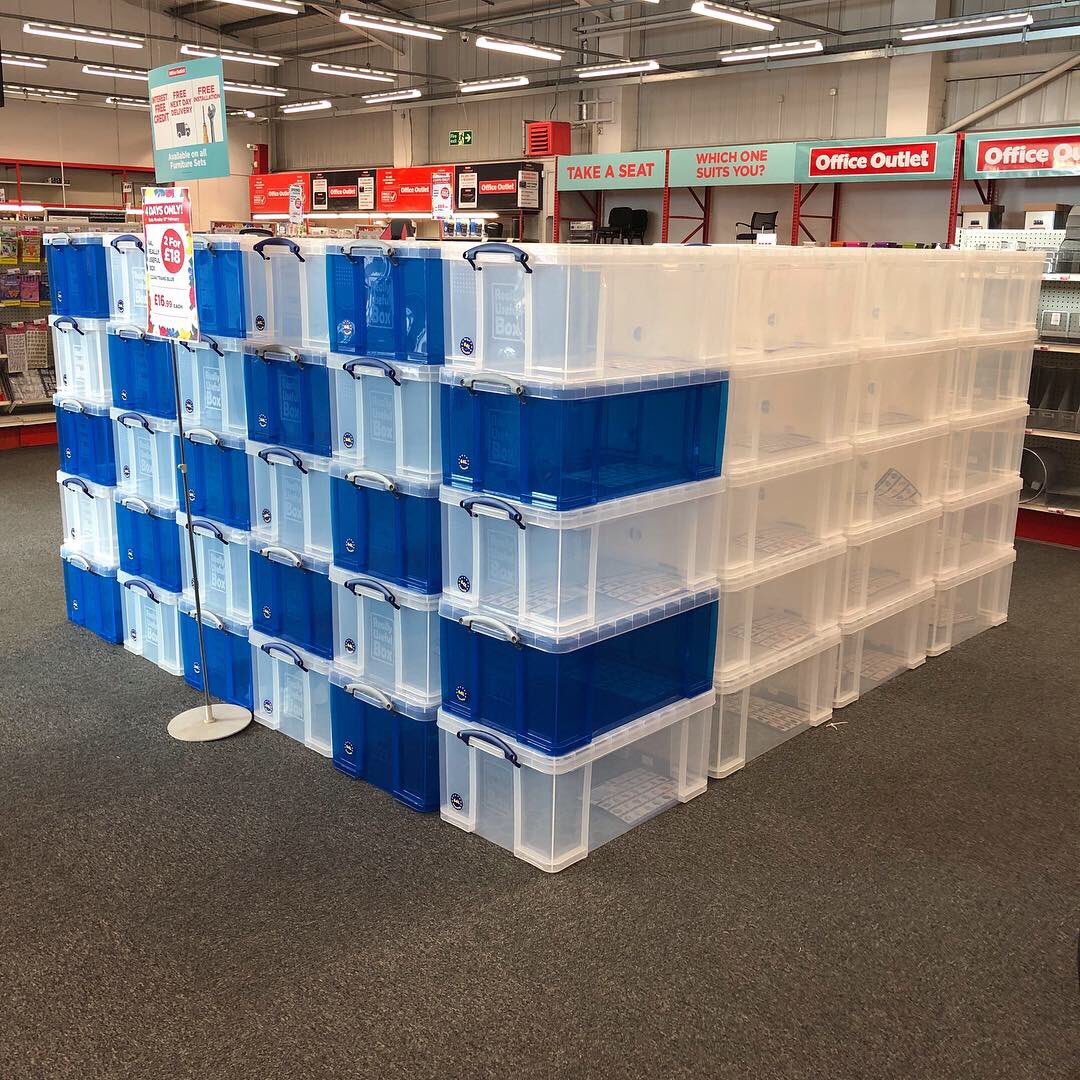 OO_Leeds's tweet photo. 64L Really Useful Boxes are currently 2 for £18! (usually £16 each), this offer ends Monday so get in quick!
#officeoutlet #leeds #sales #reallyusefulbox #rub #office #officesuplies #storage https://t.co/vteMhArOWS