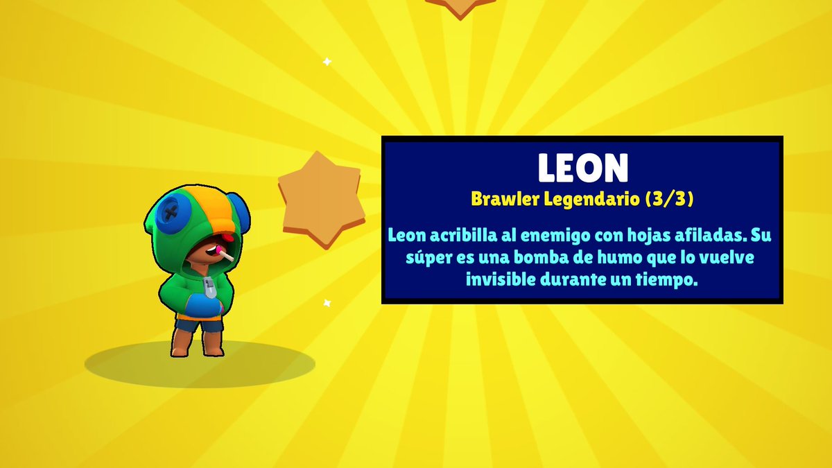 De buena mañana abriendo 1 cofre gratis. #BrawlStars #Leon