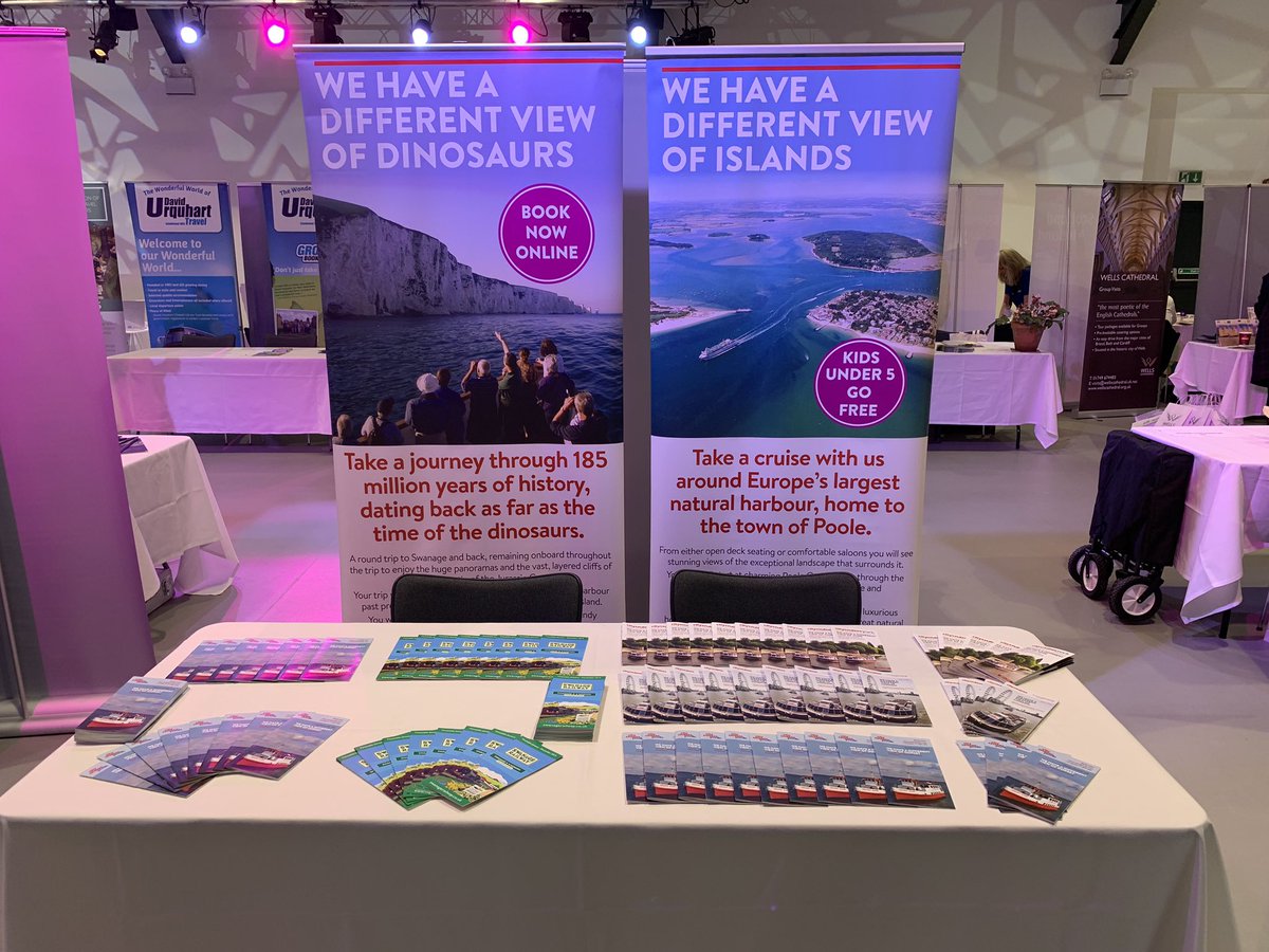 citycruisepoole's tweet photo. All set up @Longleat for the South West Group Travel Show. Very excited to meet the GTO’s. @GTO_magazine #swgts #grouptravel @SwanRailway https://t.co/gGS0HTMYzP
