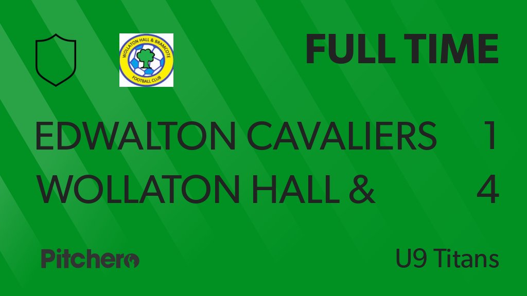 WollatonHallYFC's tweet photo. FULL TIME: Edwalton Cavaliers Youth u9 White 1 - 4 Wollaton Hall & Bramcote FC
#EDWWOL #Pitchero
https://t.co/RHIxPiERJP https://t.co/efJTe7tfhN