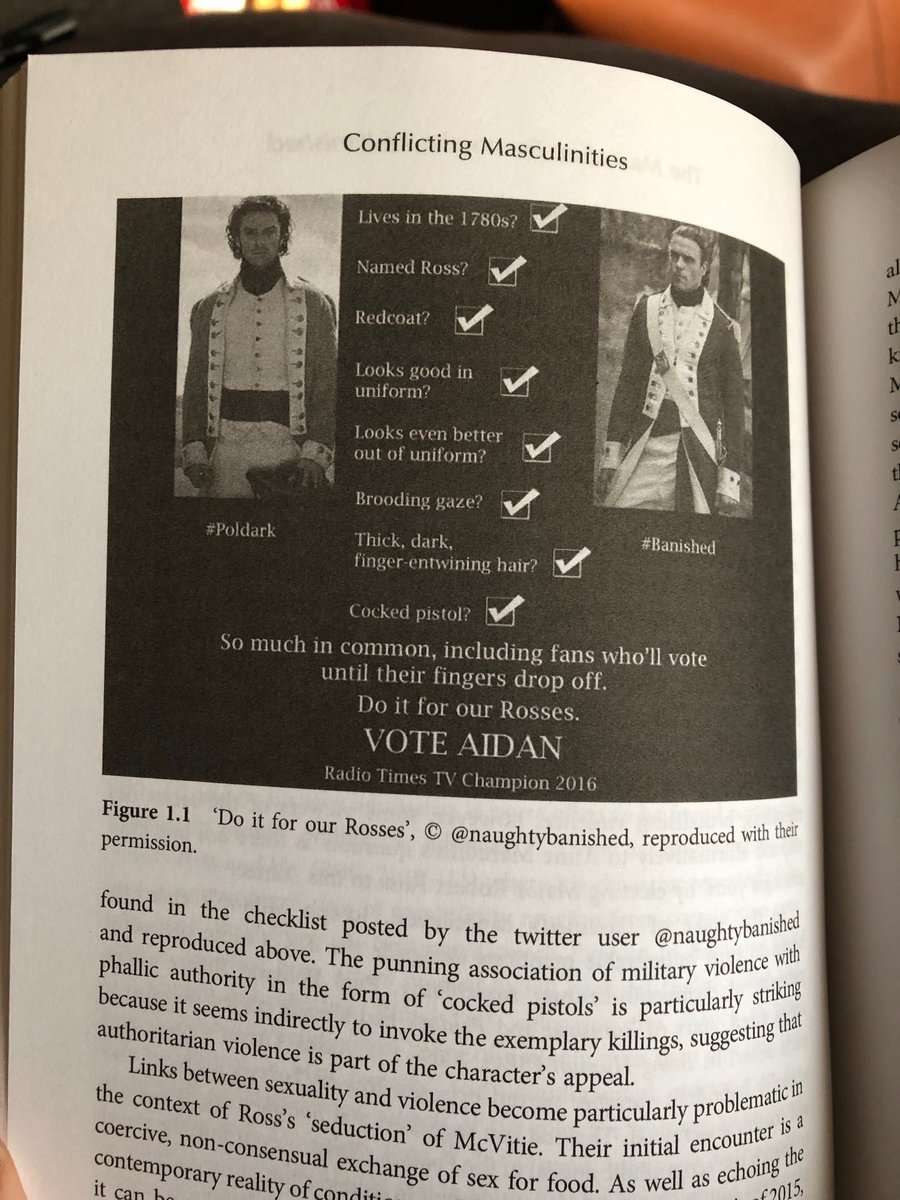 Thank you, <a href="/DramaMen/">PeriodDramaMen</a> for my copy of the incredble Conflicting Masculinities, which features my checklist and some of my thoughts on Banished. Who knew mentioning 'cocked pistols' would be lead to so much. Talk about conflicted! I'm off to a dark room for an existential crisis.