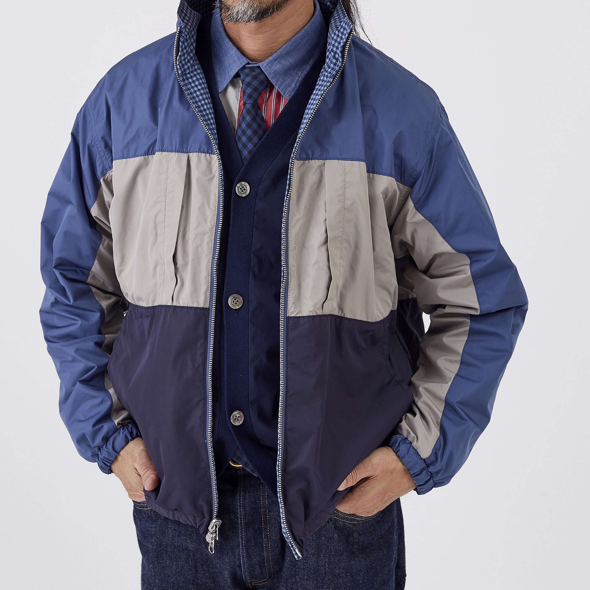Nanamica gingham reversible jacket deals
