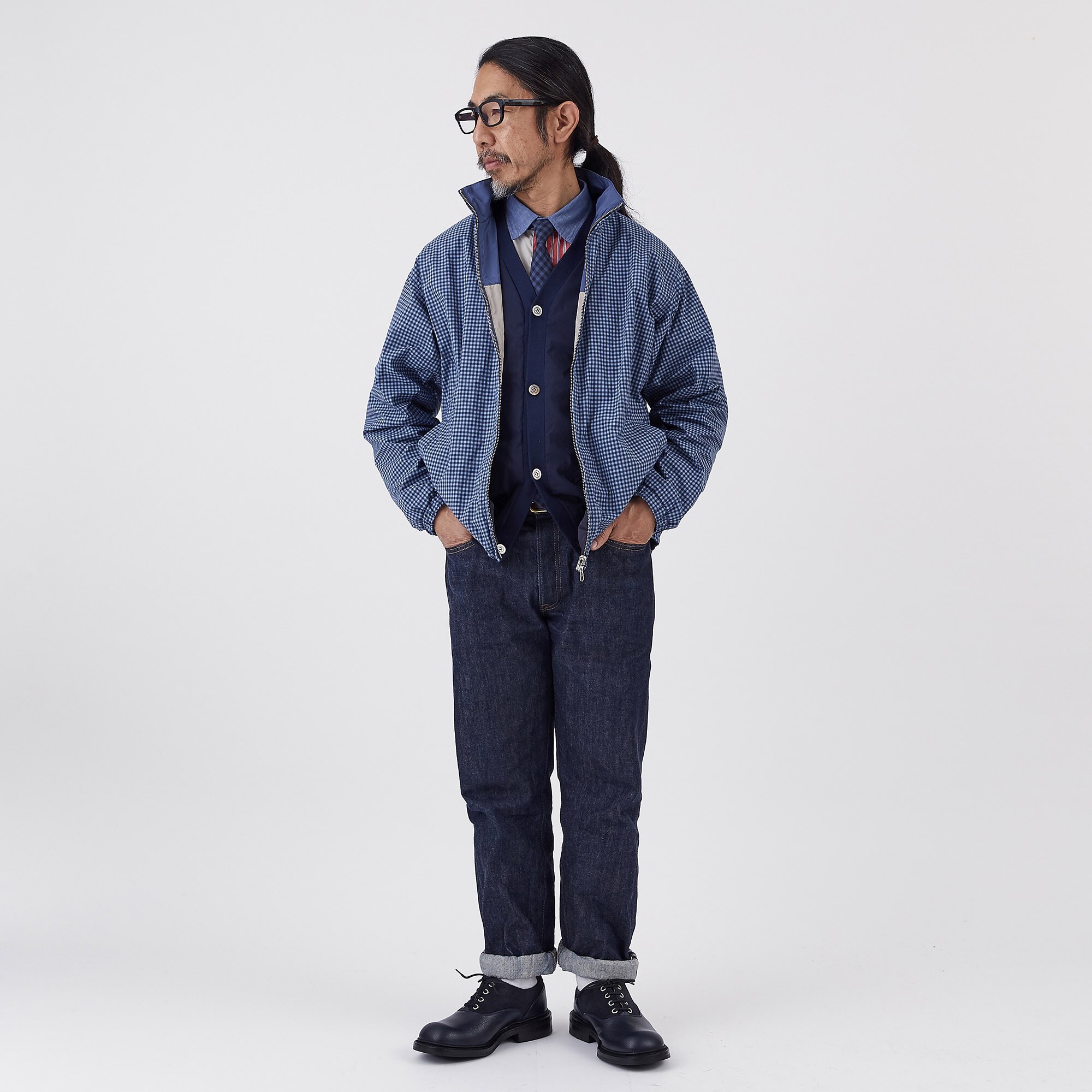Nanamica gingham reversible jacket best sale
