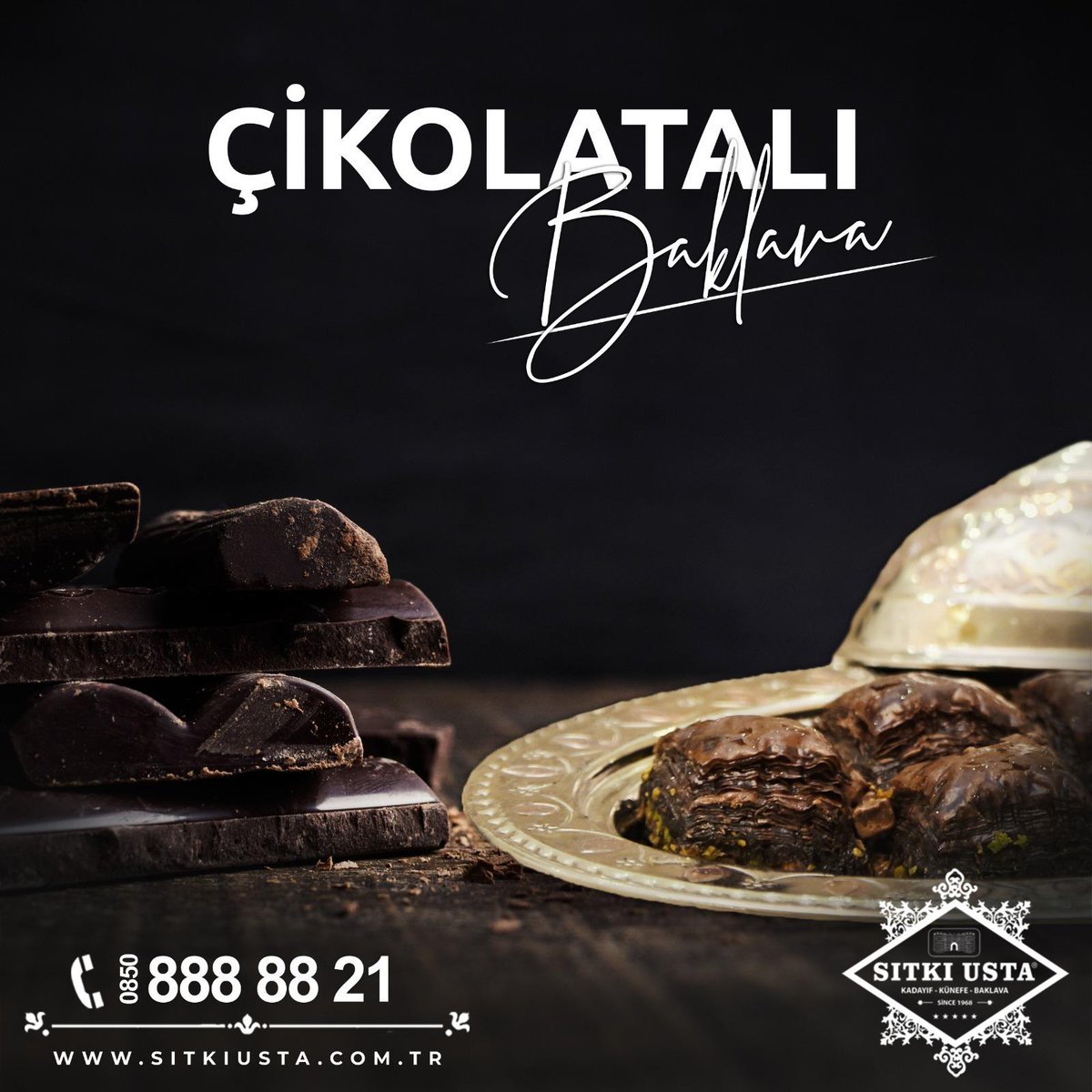 sitkiusta's tweet photo. Çikolatalı Baklava😊 #sitkiusta #kadayıf #baklava #künefe #tatlıkeyfi #entatlianlar #diyarbakır https://t.co/Dbb1nVI1Ah