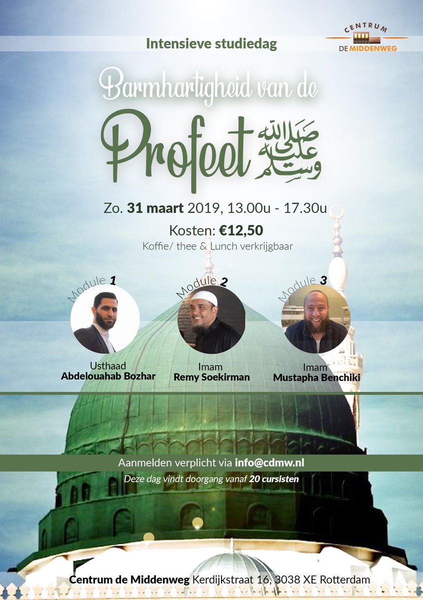 CMiddenweg's tweet image. Studiedag over de barmhartigheid van de profeet vrede zij met hem. Met @remy1970 
#islam #profeet #mohammed #barmhartig #studie