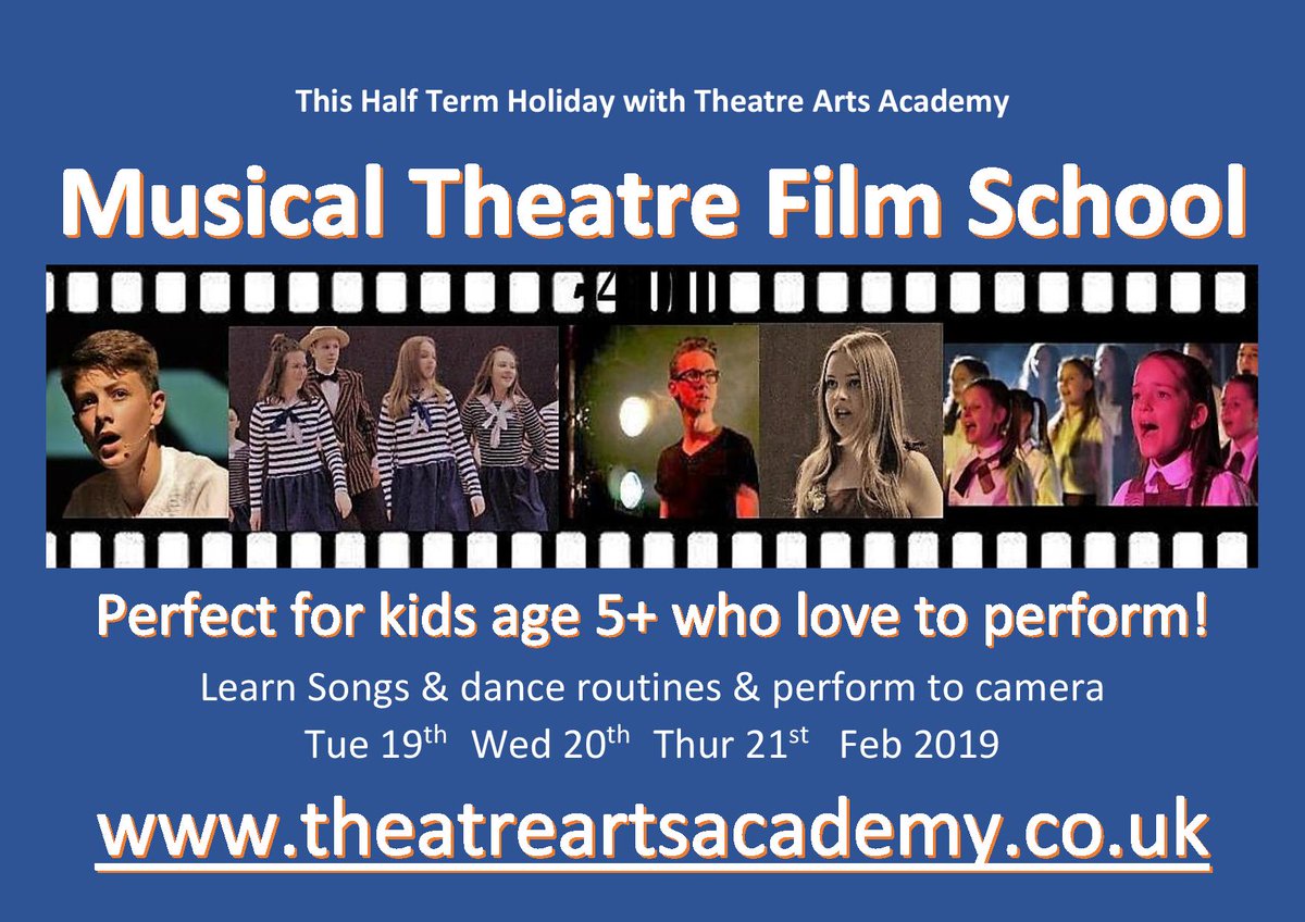 ONLY 6 PLACES LEFT! Call now to book a place.
#halfterm#stagekids#theatrekids#workingkids#kidsonstage#filming stageschool#parenting#colchester#lexden#childrensuniversity#proudparents#musicaltheatre#singing#dance#performance#perform