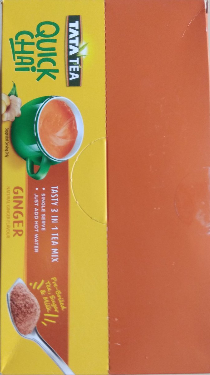 sandeepvarma15's tweet photo. @TataCompanies @TGBL Got a new #readymix pack of #Tata #GingerTea.
Surprised to find that the pack contains only 9 sachets inside.
Is it a new #standard of #packaging tea sachets now? @fssaiindia @MinistryFood @HarsimratBadal_ https://t.co/GeQrZD6RSh