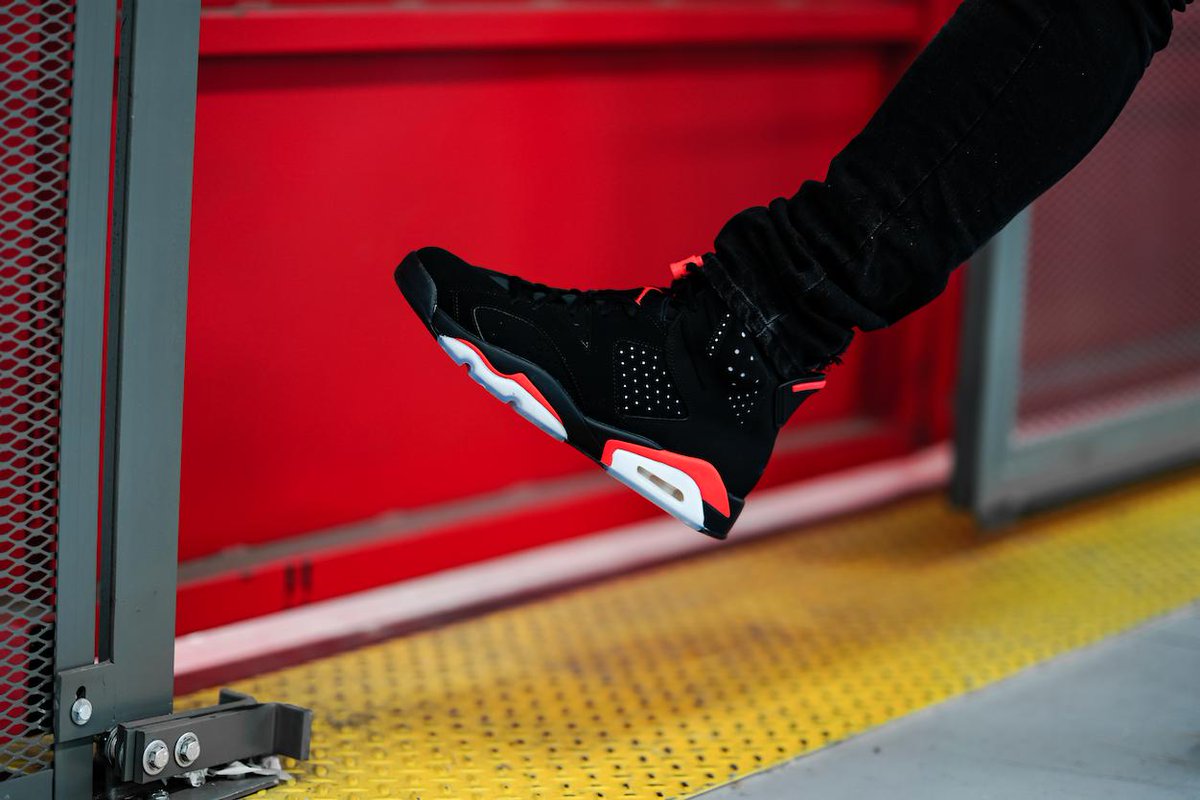 infrared 6 on feet
