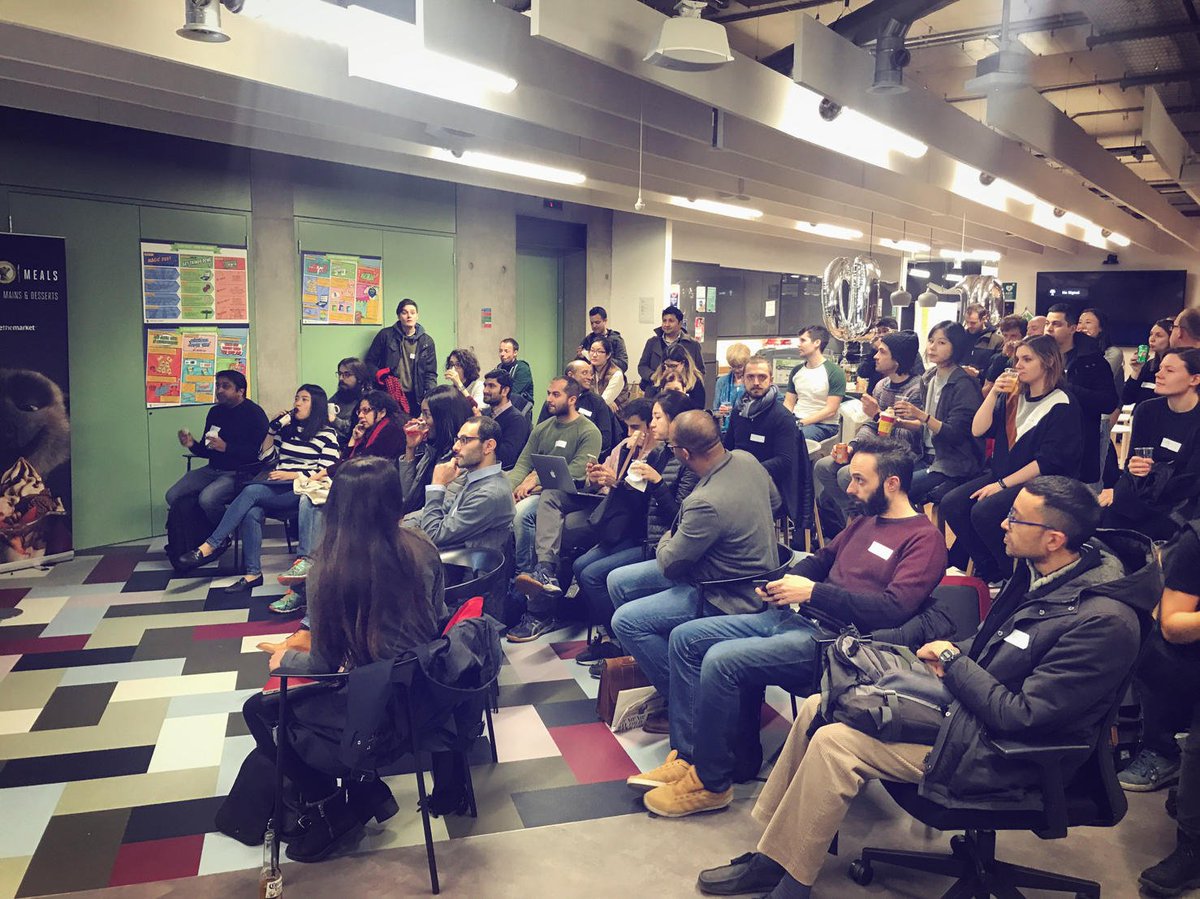 LearnMachineLe2's tweet image. Thank you to everyone who came to the first Learn Machine Learning meetup in London. Thanks to @comparemkttech for hosting. Looking forward to seeing everyone at our next meetup on Monday! #MachineLearning