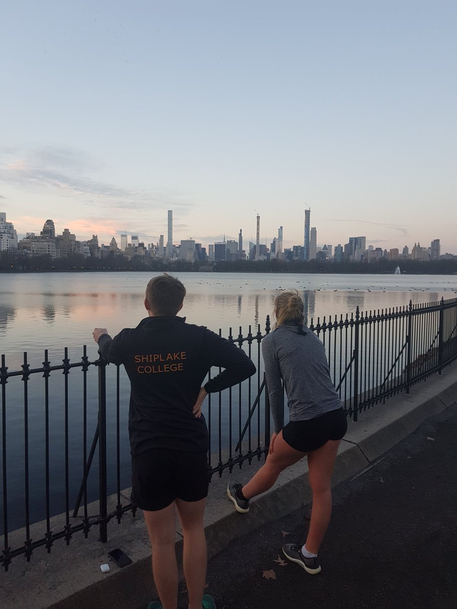 A glorious start to the day with a 6.30am run around Central Park.