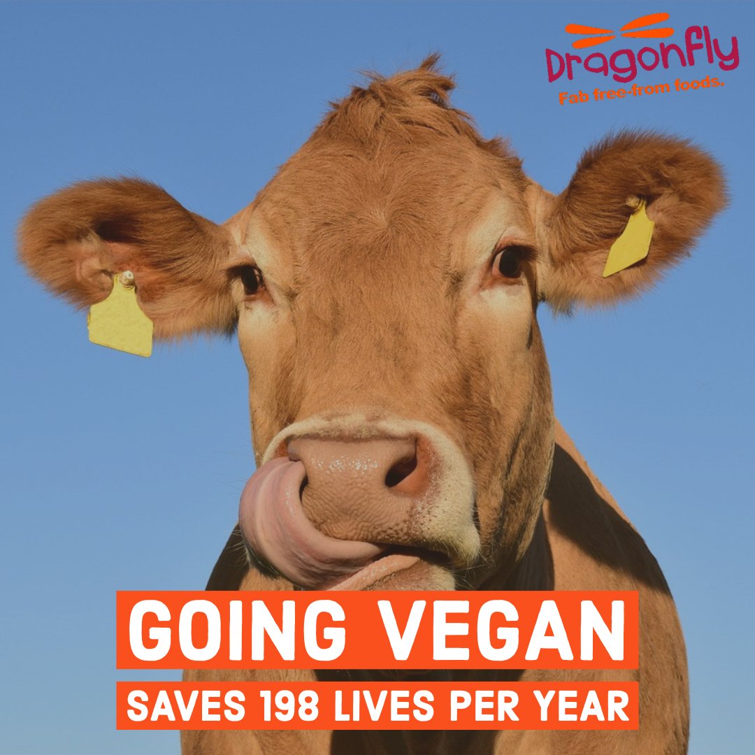 According to PETA if you go vegan you can save up to 198 animals per year ☺️🙌