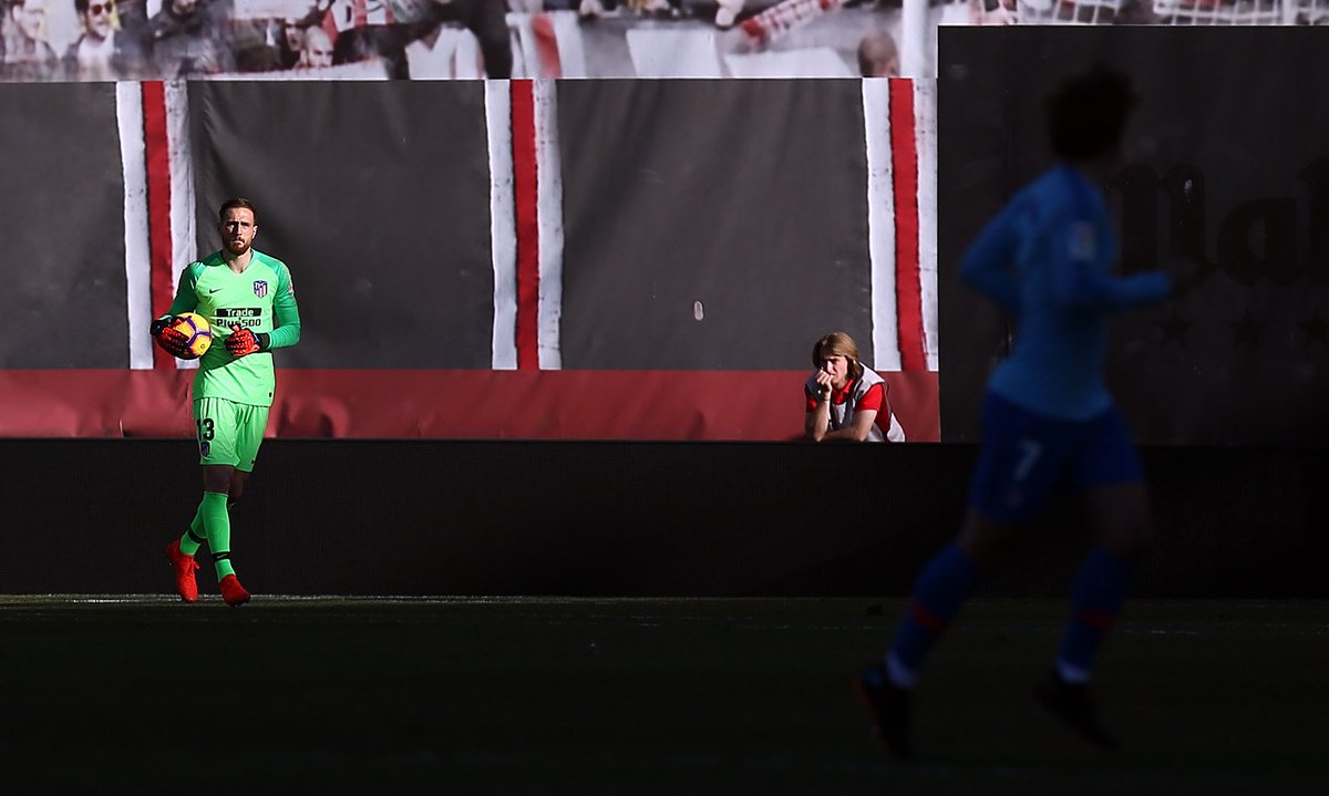 Oblak, en el duelo ante el Rayo (Foto: ATM).