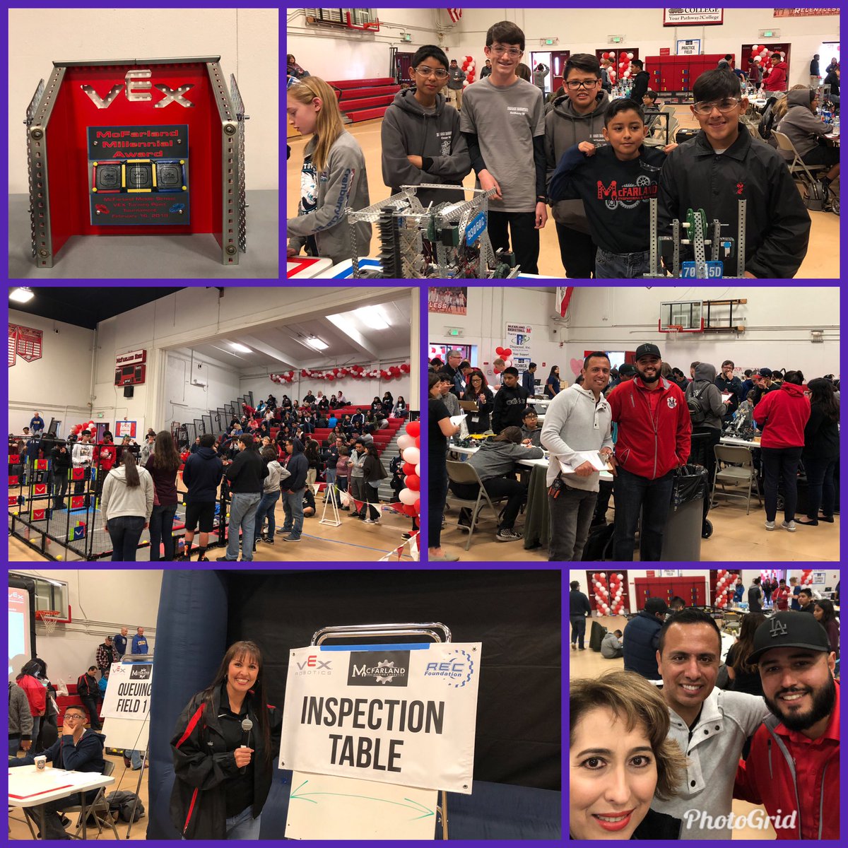 Great turnout for our first McFarland Vex Robotics tournament.  #McFarlandVexRobotics #STEAM #MMS @SAaronResendez <a href="/AdanRobles12/">Adan Robles</a> @MMS_of_MUSD <a href="/MHSCougarNation/">McFarland H.S.</a> <a href="/BRS_Academy/">Browning Road STEAM Academy</a> <a href="/KernAve_Bobcats/">Kern Ave Elementary</a> <a href="/Horizon_Jaguars/">Horizon Elementary School</a>  <a href="/McFarland_MLC/">McFarland SJHS & MIS</a> <a href="/McFarland_USD/">McFarland Unified SD</a>