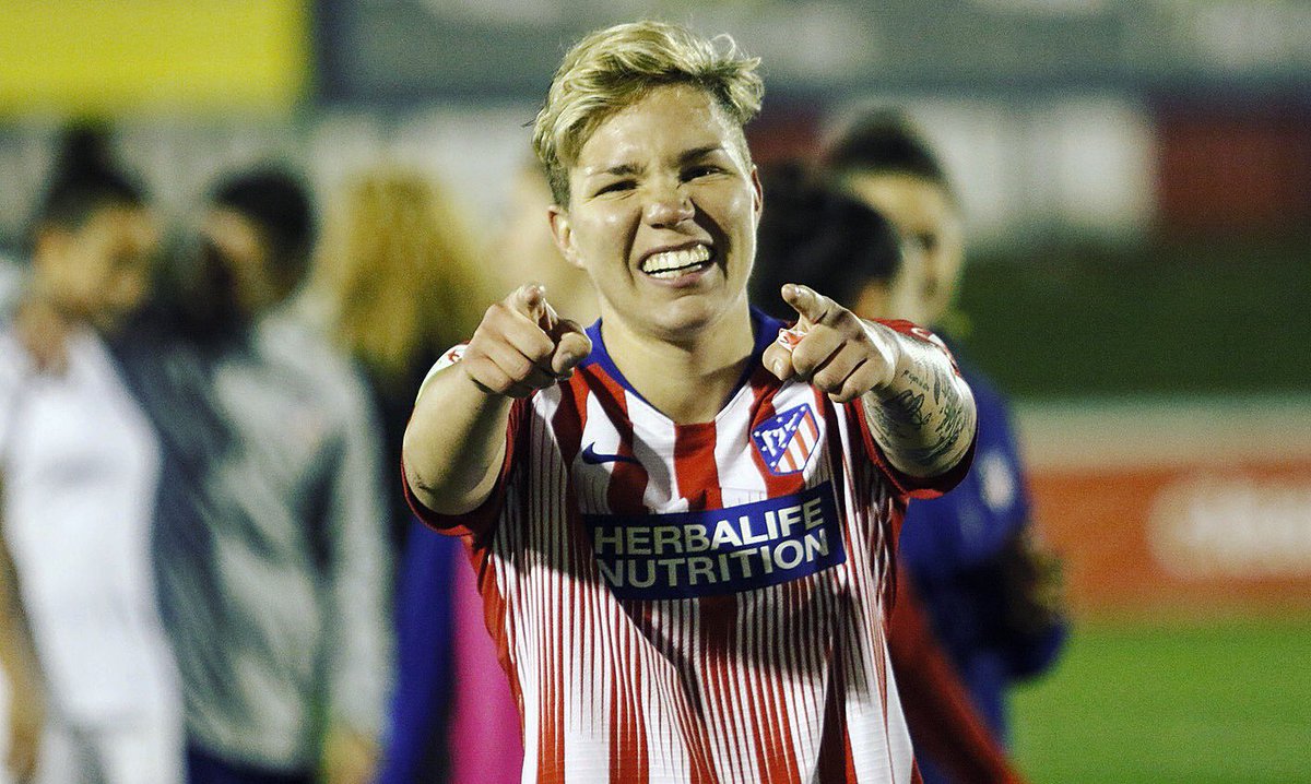 ElenaLinari's tweet photo. Mañana necesitamos de todos los ❗️ATLETICOS❗️ #SemifinalDeCopa 🆚 @FCBfemeni a las 11.00 🕚 en directo en @Gol 📺#AúpaAtleti 🏧💯🔥 @AtletiFemenino https://t.co/7S7sHnyfLm
