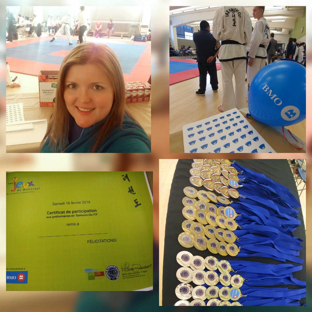 MtlElena's tweet photo. Proud to support local Taekwon-do junior competition. Great energy and focus from participants of all ages 5-15. #bmo #bmoincommunity https://t.co/rS4bHBHwUK