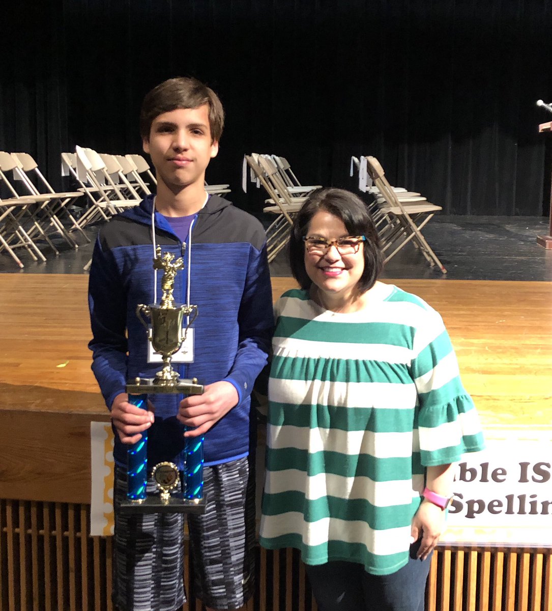 HumbleISD_GTE's tweet photo. Congrats to District Spelling Bee winner, and former 🐊, Ian Robertson AND runner-up, Advika Rapolu, current 🐊!!! We’re so proud of both of you!! #GTRGR8 #trueGRIT https://t.co/CftglaYlXj