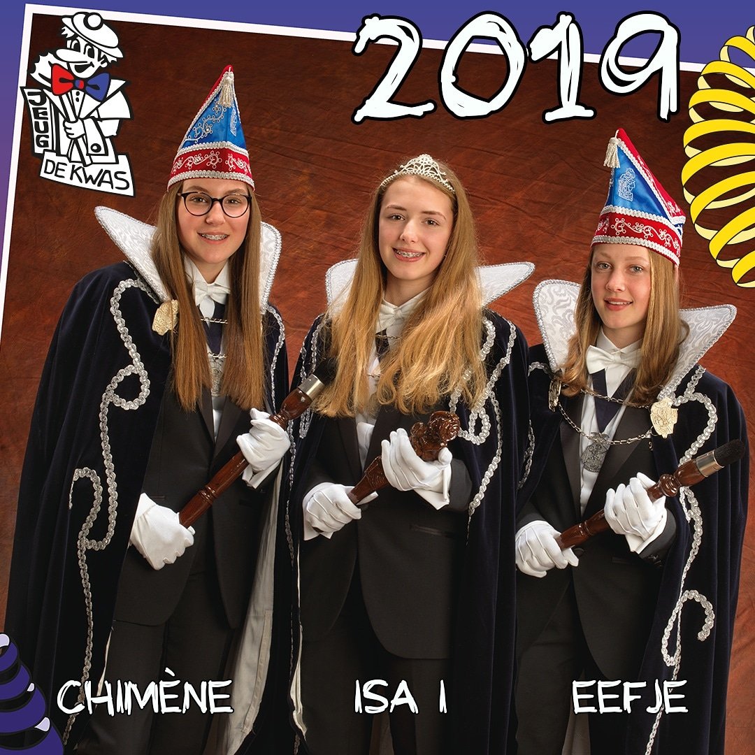 Vanmiddaag is op 'n drök bezóch Mini-Pallesaotebal Prinses Isa I met eur adjudante Chimène en Eefje oetgerope. 
Zeej halde receptie op zaoterdaag 23 fibberwari vanaaf 14.00 oor in Feestzaal Ut Tref. #detisdekwas #dekwas