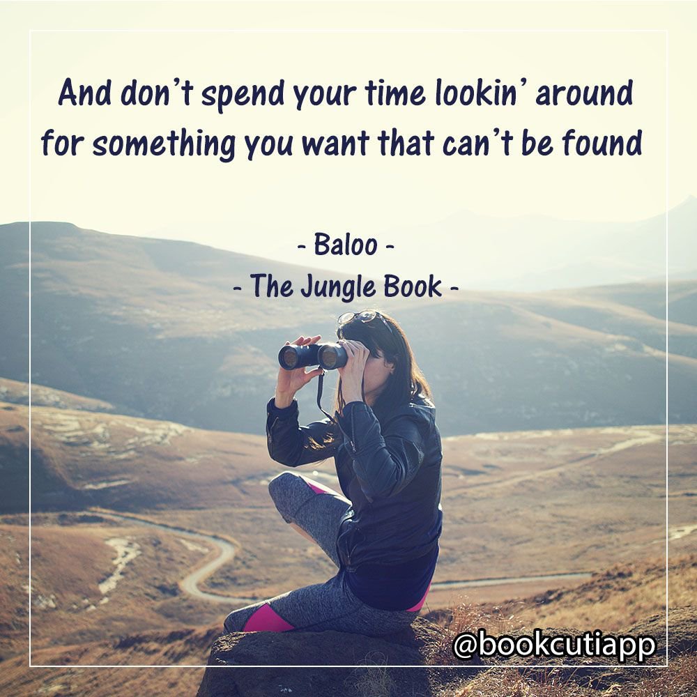 bookcutiapp's tweet photo. And don’t spend your time lookin’ around for something you want that can’t be found.
- Book : The Jungle Book
- Author : Baloo
#TheJungleBook #Baloo
#BOOK #BOOKS #BOOKLOVERS
#Lebron #valentine https://t.co/rT29Vws4gg