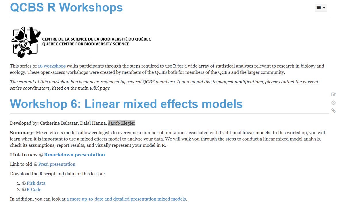EstebanFerJur's tweet image. Very useful resource on #linearmixedmodels in #rstats (including code and data examples) available at @csbq_qcbs, developed by Catherine Baltazar, @Dalal_EL_Hanna & Jacob Ziegler: qcbs.ca/wiki/r_worksho…