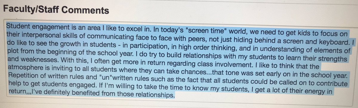 PrinJopal's tweet image. Loved reading this teacher’s observation reflection. Never underestimate the importance of relationships in the classroom!
#SELMatters @TraceyCalo @KarlaBKoza @JamesCummings7