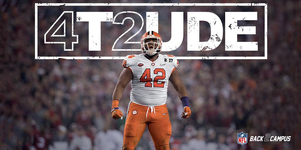 In the wake of tragedy, @ClemsonFB's Christian Wilkins set out to become the most destructive pass rusher in CFB.
Now he's carrying his grandfather's legacy to the NFL: http://on.nfl.com/jta16o (via @NFLDraft)