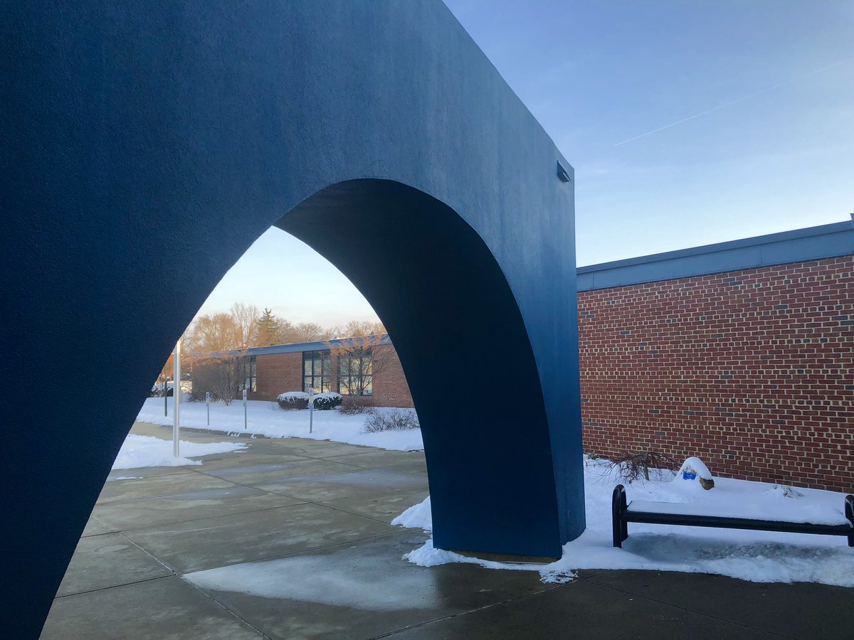 A couple of fun school buildings in Columbus: first is Crestwood Elementary School on the Far East side.