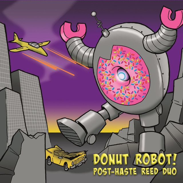 Stream @PostHasteDuo's "Donut Robot!" on <a href="/Spotify/">Spotify</a>: buff.ly/2Xd2vC2
New music for #saxophone and #bassoon from <a href="/alreinke/">ar</a> <a href="/edipbeymusic/">Edward Hines Music</a> <a href="/drewbakermusic/">Drew Baker</a> Takuma Itoh, Ruby Fulton, and Michael Johanson.