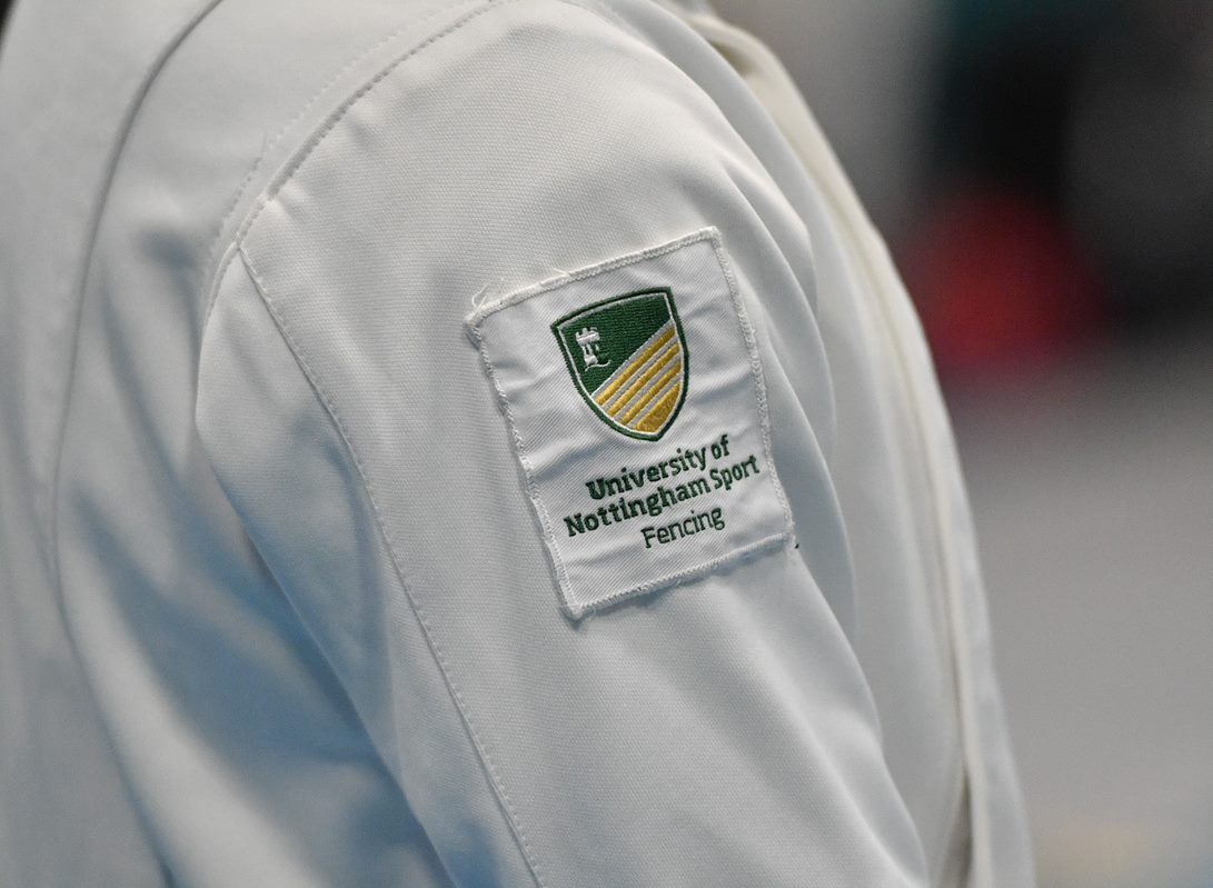 UoNSport's tweet photo. #BUCSNationals | 🤺 Amber Moss,  Serena Patel and Cara Chambers are safely through to the last 32 of the Women's Foil at Graves Tennis Centre.

#UoNSport #GreenandGold https://t.co/D5DMUH4wuB