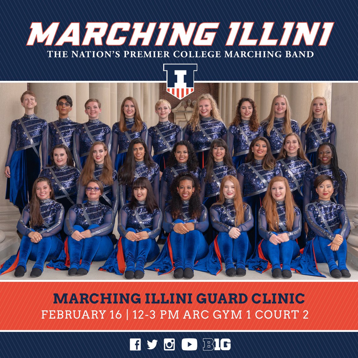 MarchingIllini's tweet photo. Today is the day...our first set of auditions and clinics for #band151 Woodwinds and Brass Auditions 9am-12pm, @illini_drumline @UofI_Illinettes @micolorguard Clinics from 12-3pm! #whereitstarted #andneverstops https://t.co/3owKVLVBQd