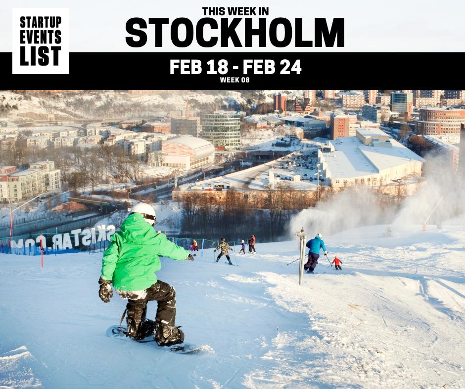StartupEventsSE's tweet photo. This week, see 68 startup and tech events coming up in Stockholm. https://t.co/SBkVyaFKEq

#Stockholm #startups #tech #sthlmtech https://t.co/Nfzftb0ayD