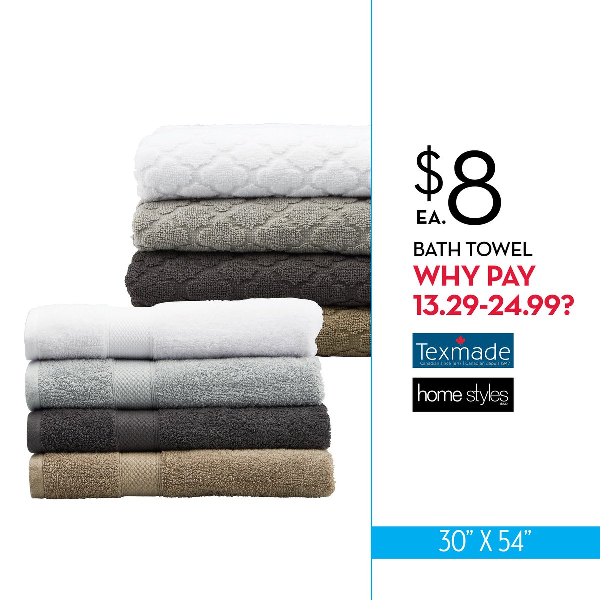 GTboutique's tweet image. Refresh your linen closet with these deals ⬇️⬇️⬇️ bit.ly/2Swe9ZS

+ Find these and more home items on our website at gianttiger.com.

#GiantTiger #ForYouForLess