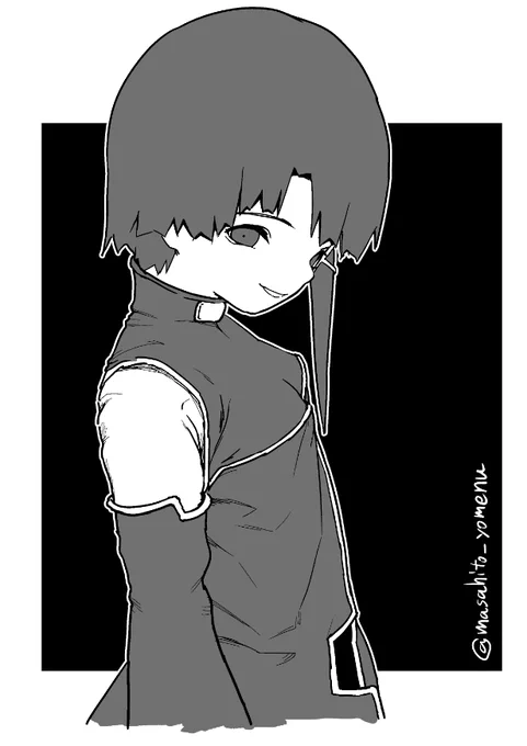 #lain_1draw
キャストオフ・ペルソナさん

#lain21st 
#serialexperimentslain
#玲音を好きになりましょう 