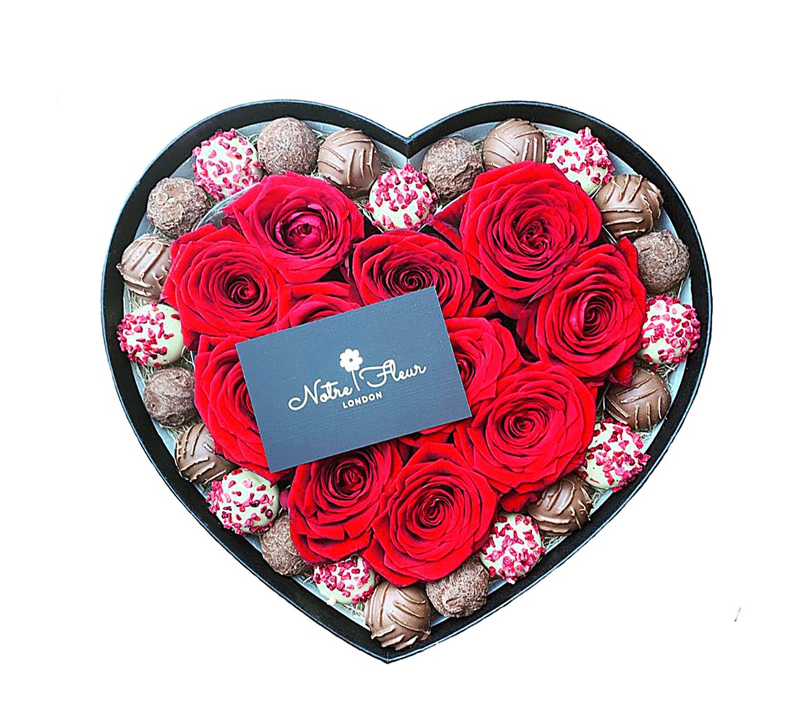 notre_fleur's tweet photo. Power her passions 🥰🌹  
Beautiful red roses arrangement with delicious chocolate truffles only @notre_fleur 

https://t.co/7T9LeM6yKx https://t.co/GnAegzzCyD