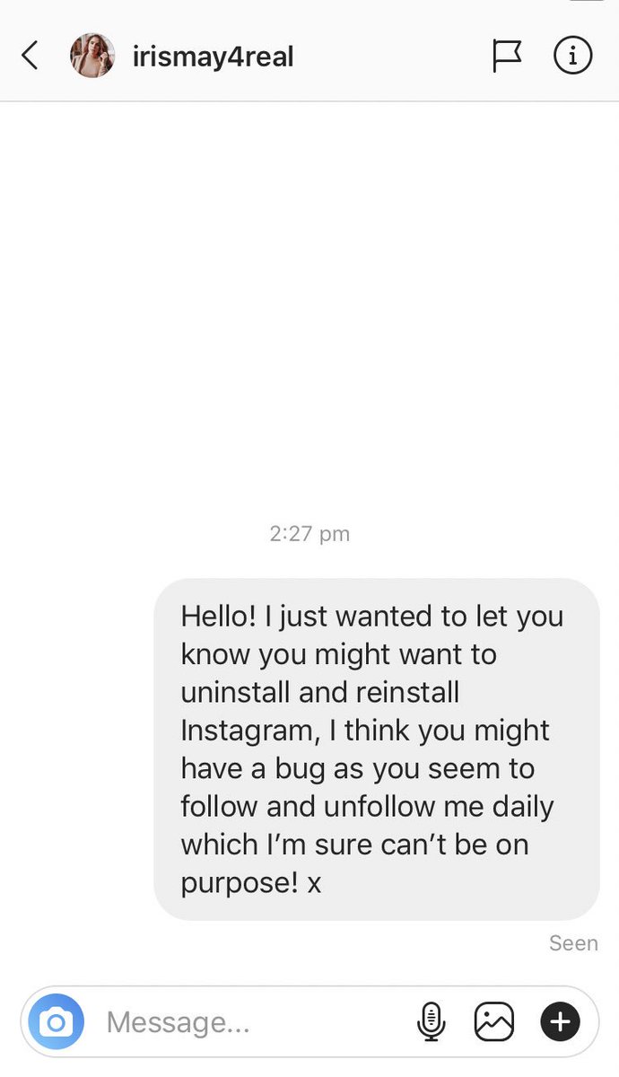 ArabellaGolby's tweet photo. For the first time ever, I decided to politely message a blogger who had been following and unfollowing me daily for MONTHS... and she blocked me within 10 seconds 🤷🏻‍♀️ https://t.co/JixKbullKU
