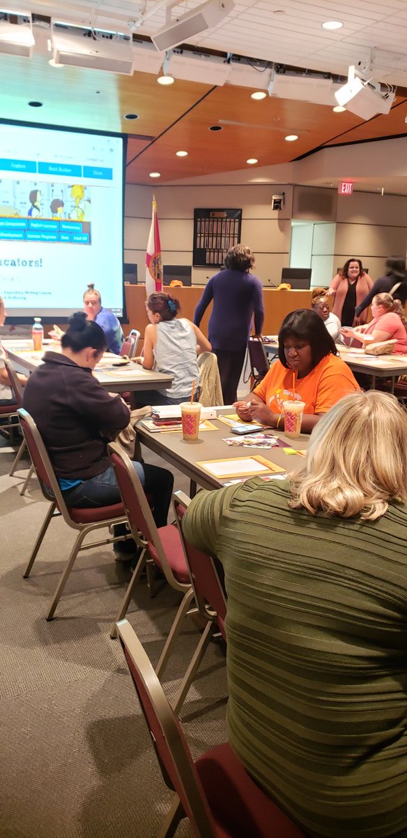 21stCCLCPBC's tweet photo. WRiTE BRAiN TRAINING is Happening for our newest @21stCCLCPBC schools!! What an adventure to inspire our kids to be published authors! @WriteBrainBooks @SDPBCProfDev https://t.co/1MJGRHEPAs