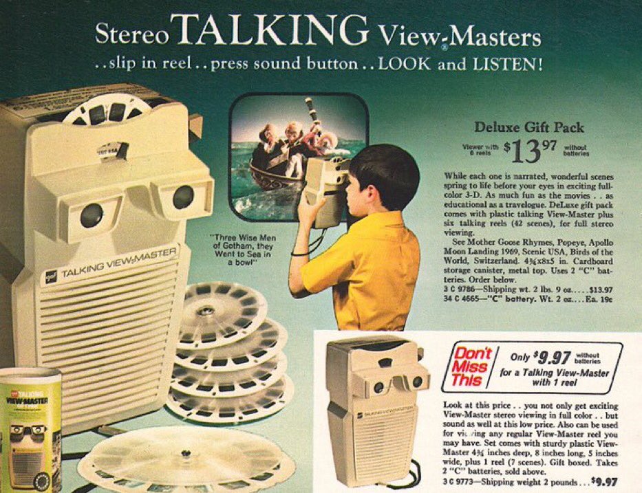 gaf talking view master