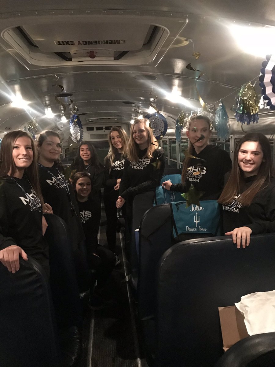 We made it! Model’s first dance team at the GHSA State Dance Invitational!  Go Big Blue!