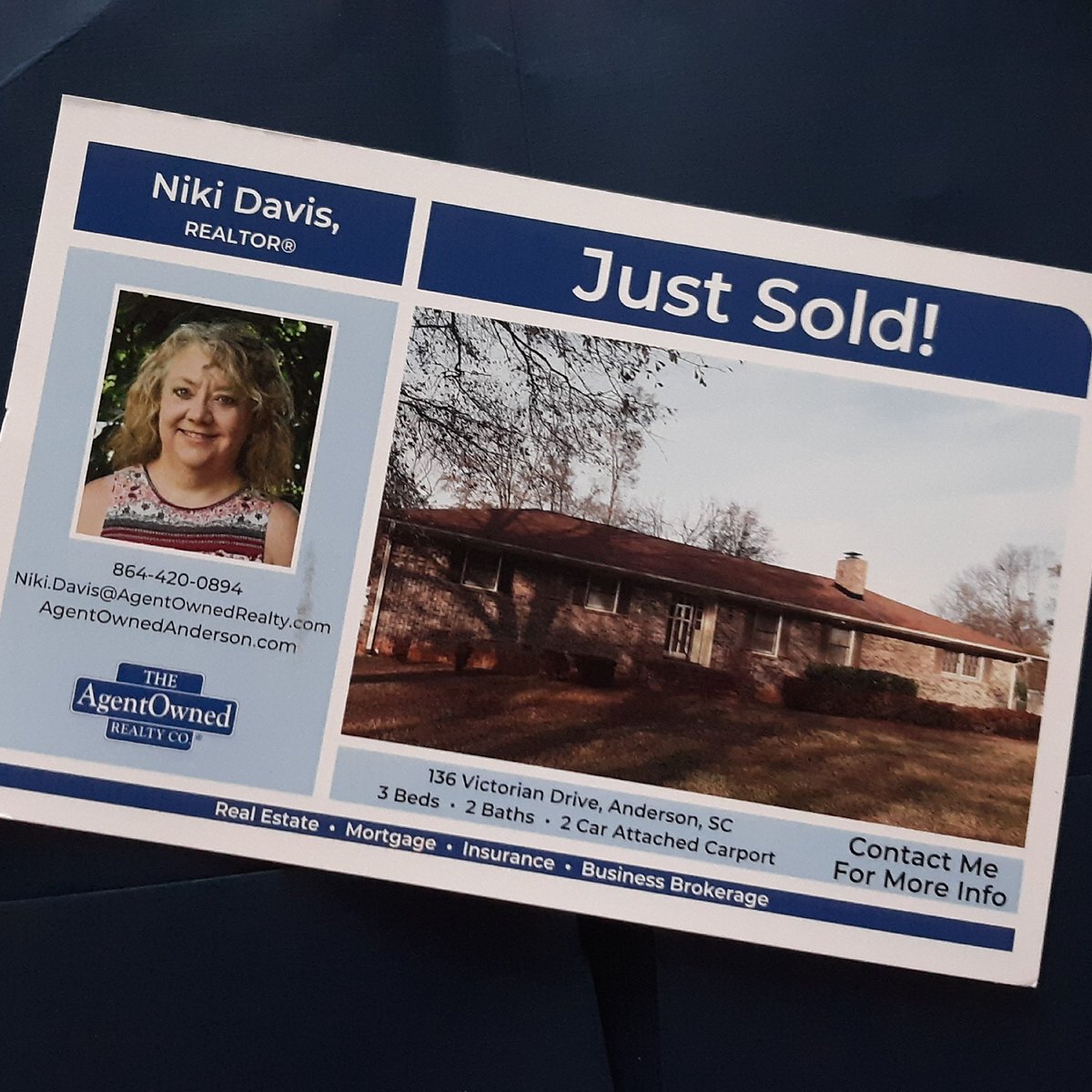NikiDMaclay's tweet photo. Just sold in the Centerville, Anderson, SC Area. We had multiple offers &amp; sold for full price. There are at least 7 pre-qualified buyers still looking for a brick ranch in this area. Are you ready to make a move?
#AgentOwnedRealty #REALTOR #AndersonSC https://t.co/VvTPWcTC3g