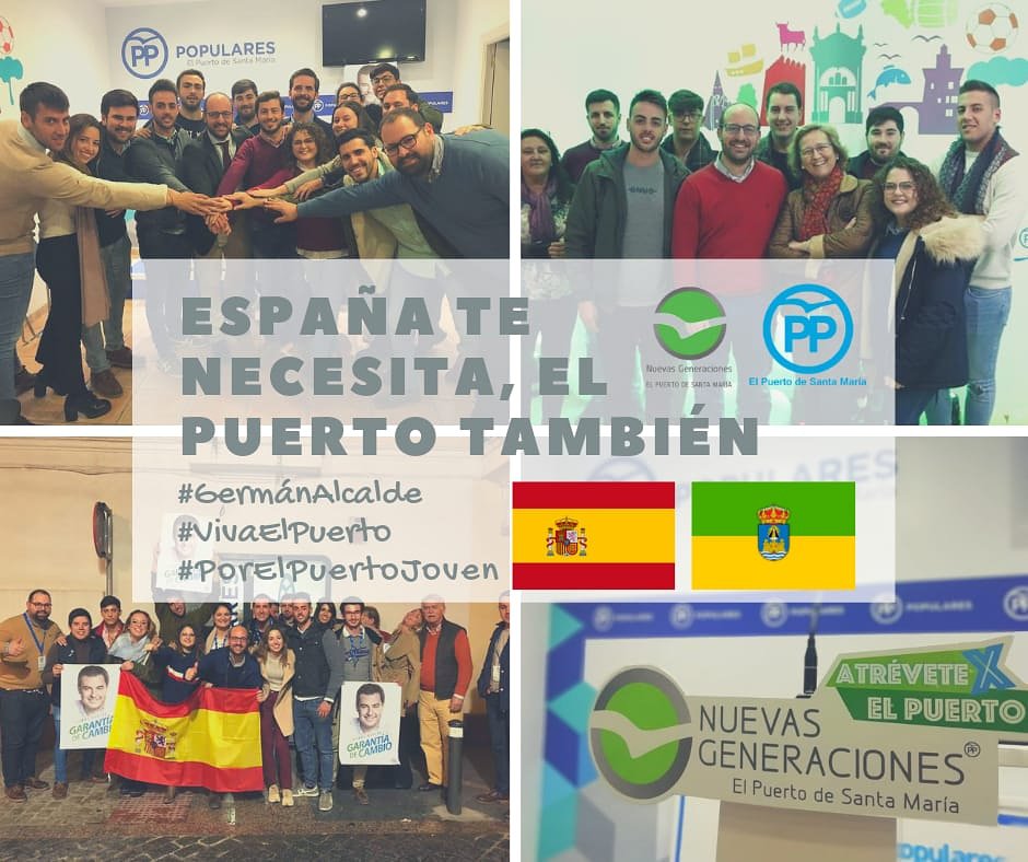 NNGGPtoStaMaria's tweet photo. ESPAÑA TE NECESITA 🇪🇸 , EL PUERTO TAMBIÉN 💚💛

#GermánAlcalde
#VivaElPuerto
#PorElPuertoJoven https://t.co/W01CC4LRni