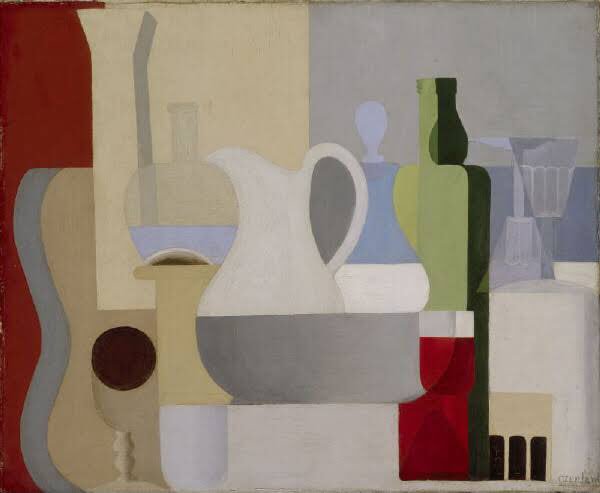 Pürist ressam Amedee Ozenfant, kübizmin yoğun süslemeciliğine ve aşırılığına karşı çıkmış Pürizm akımıyla tanınan ressam. Mimar Le Corbusier ile ortaya koydukları bu prensipler Kübizm’den Sonra’da basılmıştır. (Eser:Still Life with Glass of Red Wine)