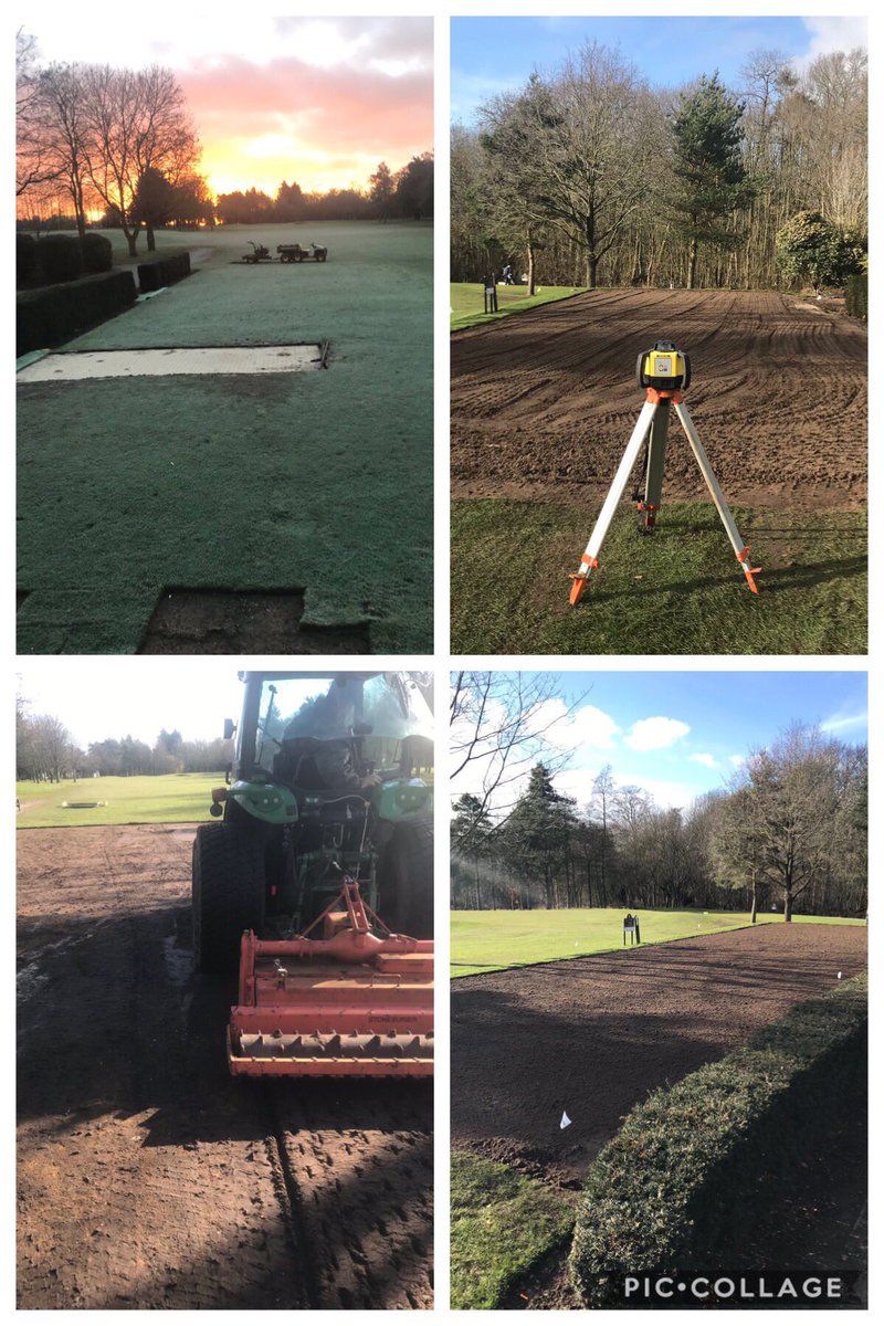 BraintreeGC's tweet photo. The greenkeepers have been working hard as always, this week the 4th tee has been stripped and levelled #experiencebraintreegc https://t.co/kuv2HoYM8M
