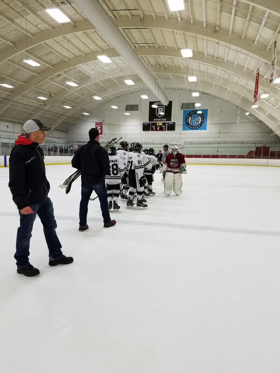 06 PHC South Black comeback win  3 to 2 lover Haverford Hawks to open the Peewee AAA Division!